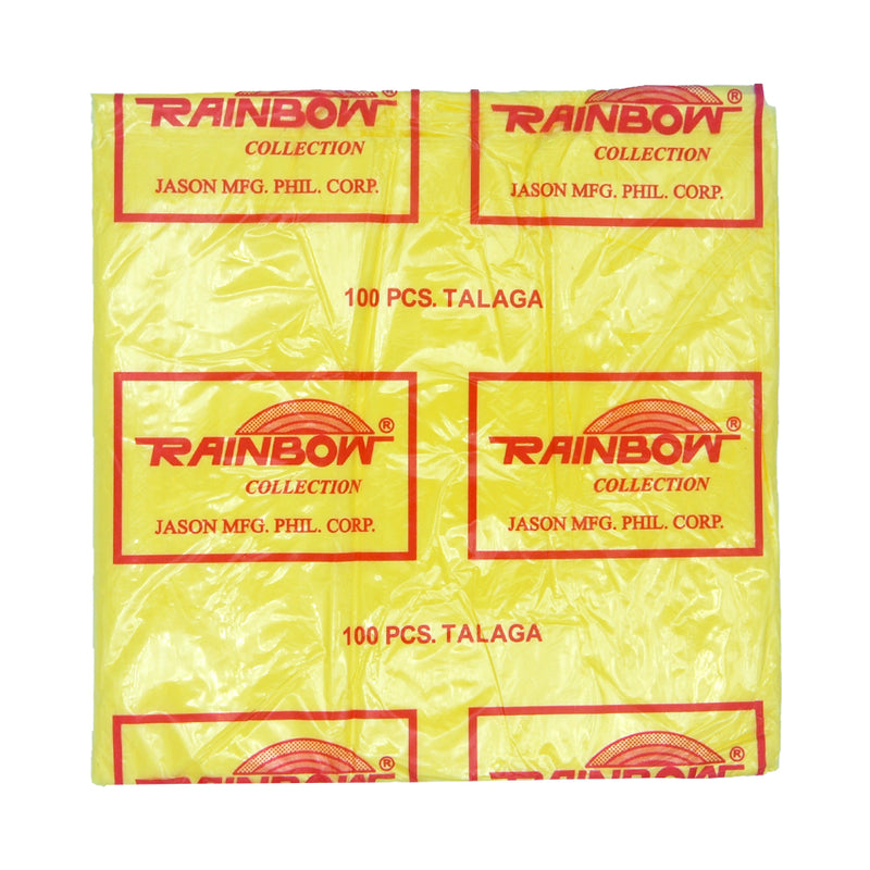 Rainbow Plastic Cellophane HD Color 6 x 12in 100's