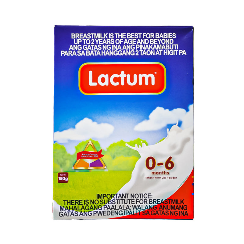 Lactum Milk Supplement 0-6 Months Plain 150g