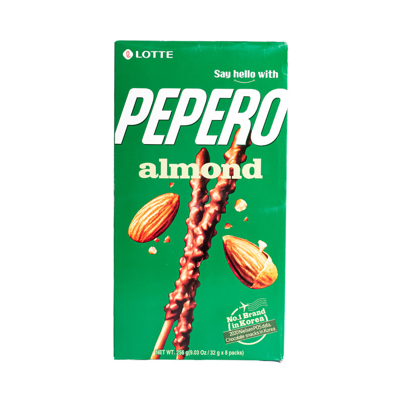 Lotte Pepero Almond And Chocolate 256g