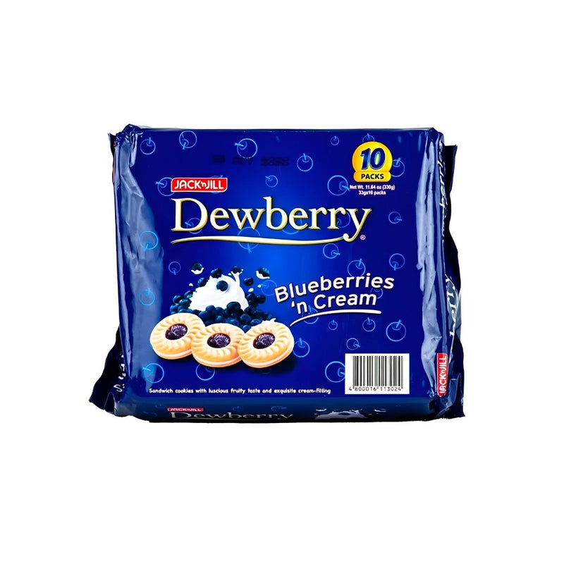 Dewberry Cookies Blueberries 'n Cream 33g x 10's