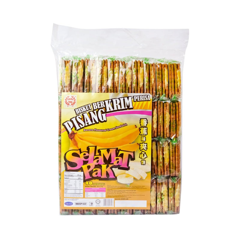 Chung Ying Pisang Krim Sandwich Flavoured Cream Banana 40's
