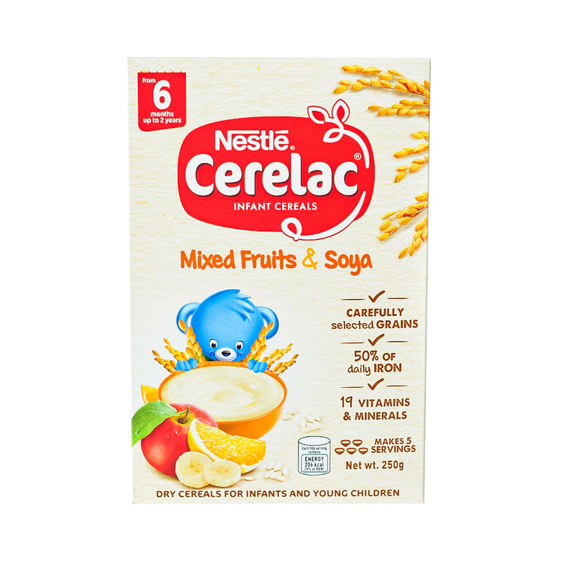 Nestle Cerelac Baby Food Mixed Fruits And Soya 250g