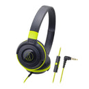 Audio Technica Portable Headphone Black/Green