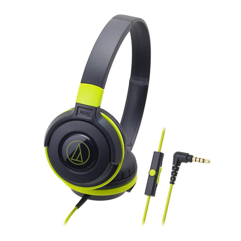 Audio Technica Portable Headphone - Black/Green