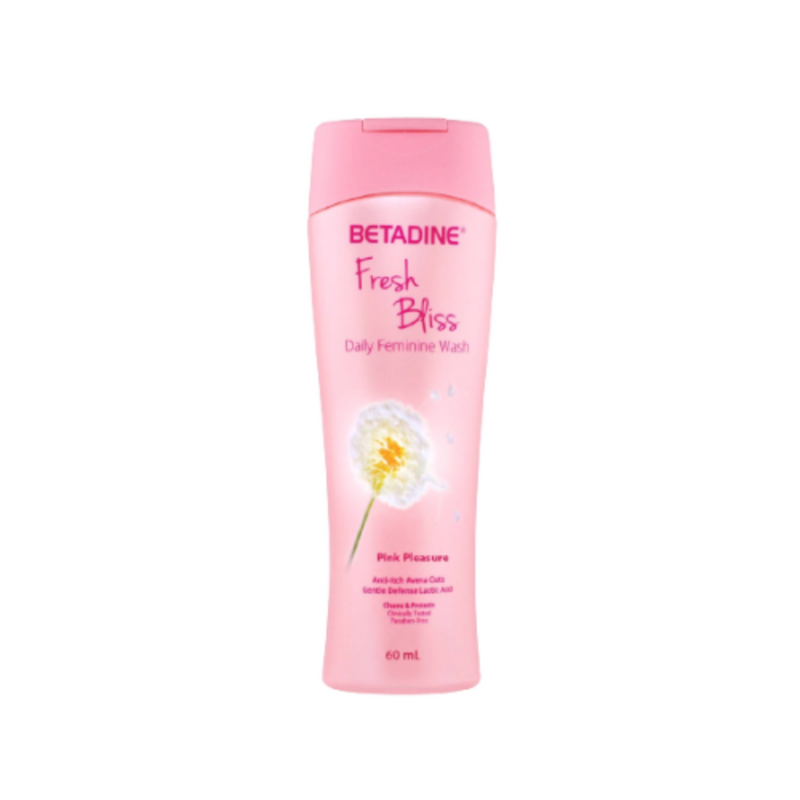 Betadine Fresh Bliss Daily Feminine Wash Pink Pleasure 60ml