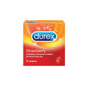 Durex Condoms Strawberry 3's