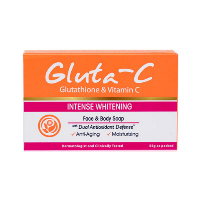 Gluta-C Intense Whitening Soap With Dual Antioxidant Defense 55g