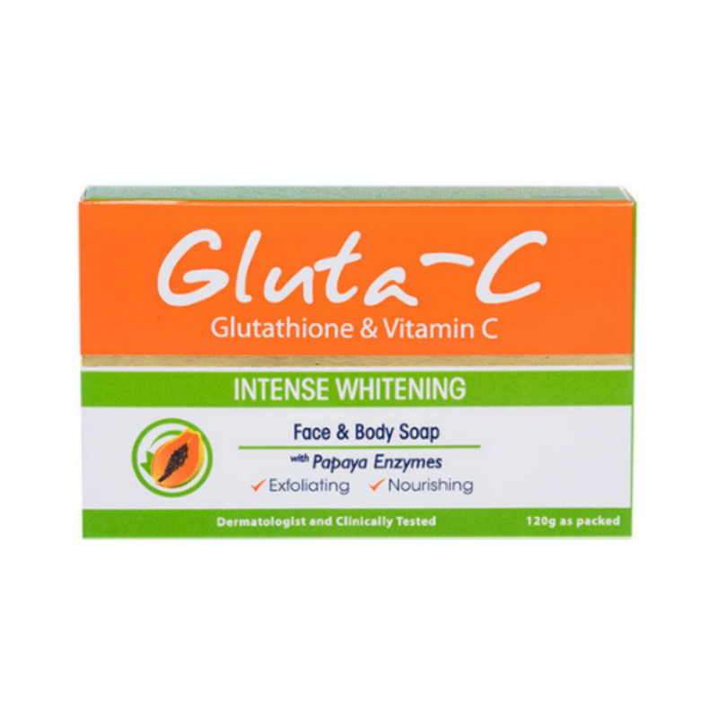 Gluta-C Intense Whitening Soap With Papaya Enzymes 120g