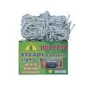 Fuji Bright 100 Led Christmas Light Steady Curtain Light With 10 Strobes White Wire