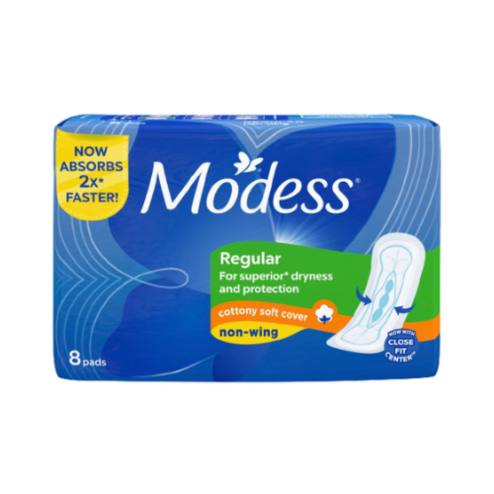 Modess Factory Modess Maxi Regular Cottony Soft Cover Sanitary Napkin Non-Wing 8's