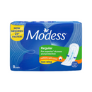 Modess Maxi Regular Cottony Soft Cover Sanitary Napkin Non-Wing 8's