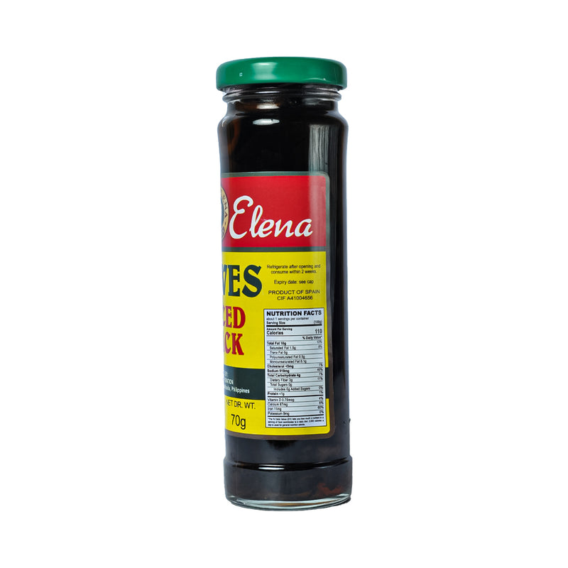 Doña Elena Sliced Black Olives 140g