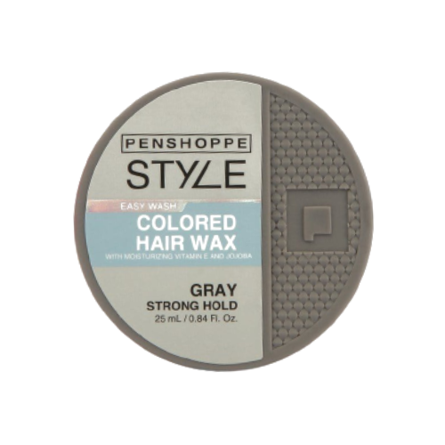Penshoppe Style Colored Hair Wax Gray Strong Hold 25ml