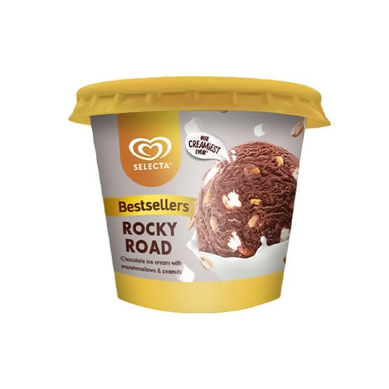 Selecta Cups Rocky Road 100ml x 4's