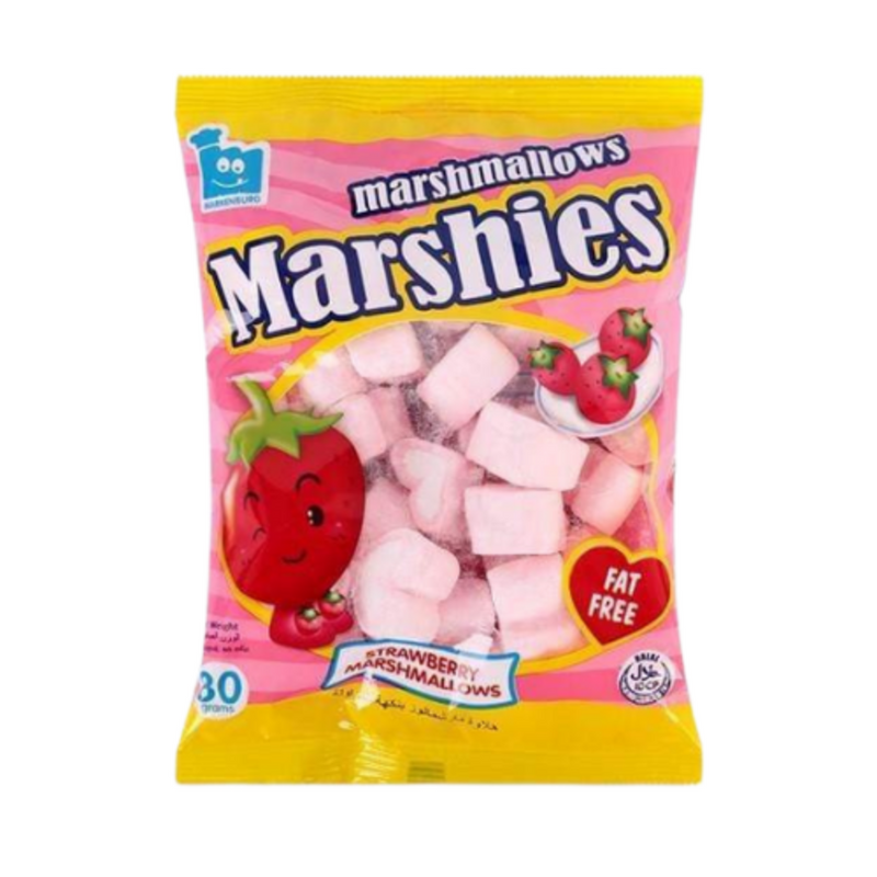 Marshies Marshmallows Strawberry 80g