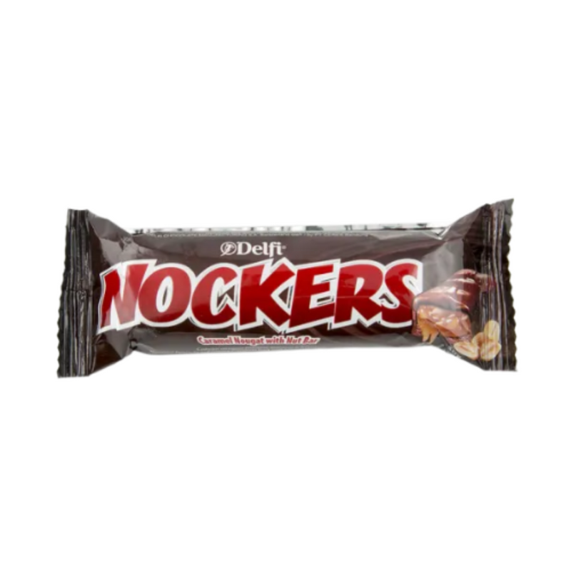 Goya Nockers Bar Caramel Nougat With Nuts 30g