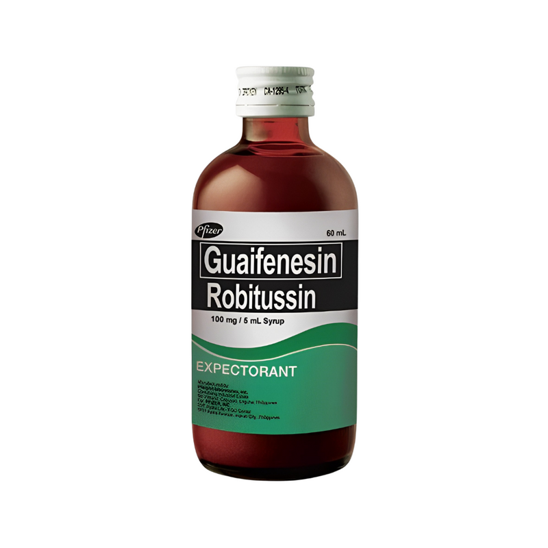 Robitussin Guaifenesin 100mg/5ml Syrup 60ml