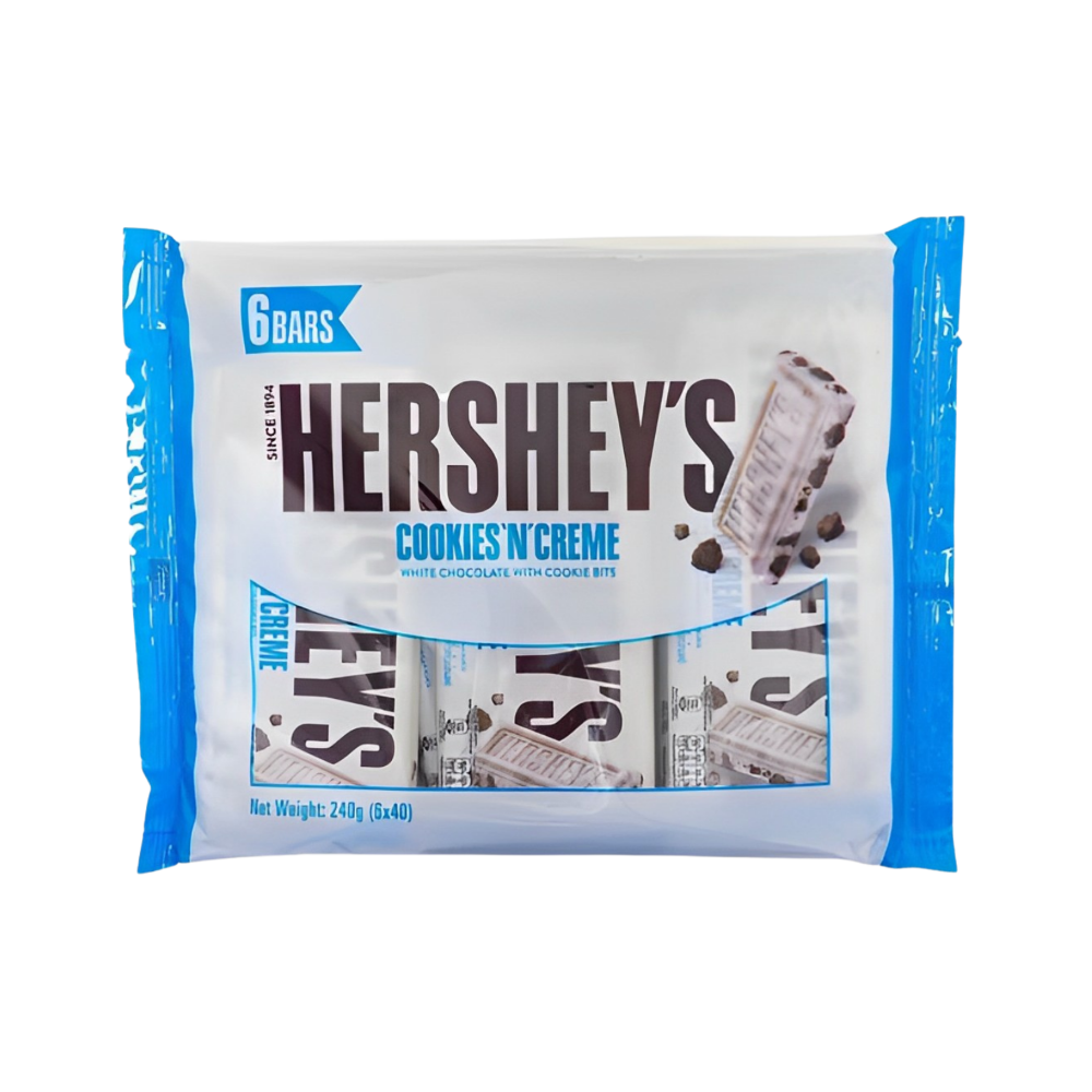 Hersheys Cookies And Creme Bar 40g X 6 s hersheys-cookies-and-creme-bar-40g-x-6-s