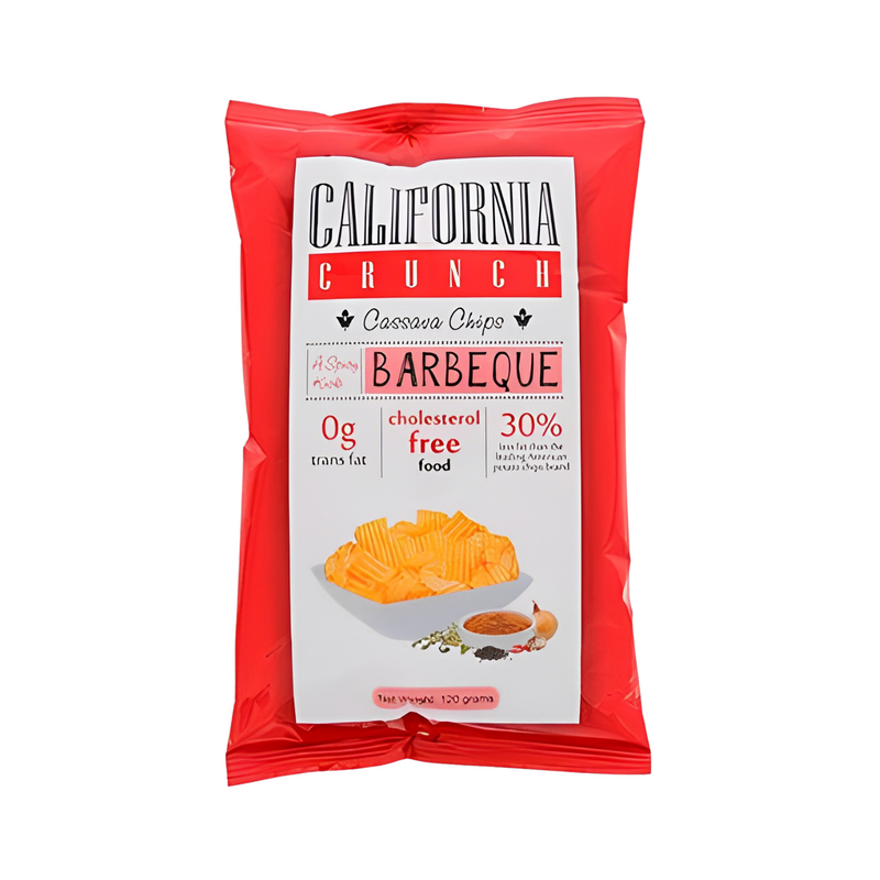 California Crunch Cassava Chips Barbeque 120g