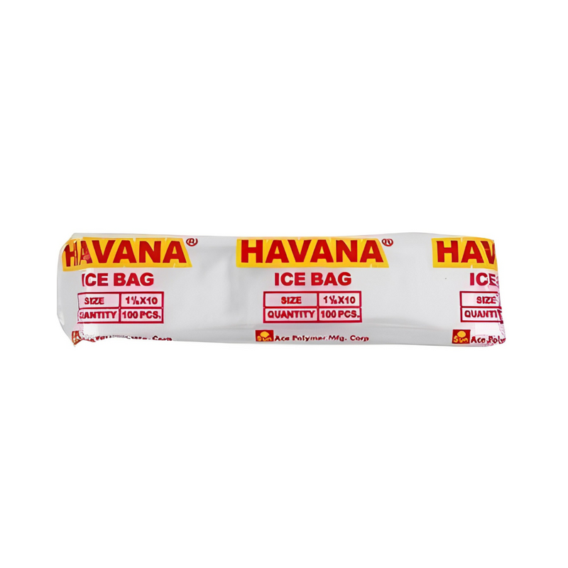 Havana PE Ice Bag 1 1/4 x 10in 100's