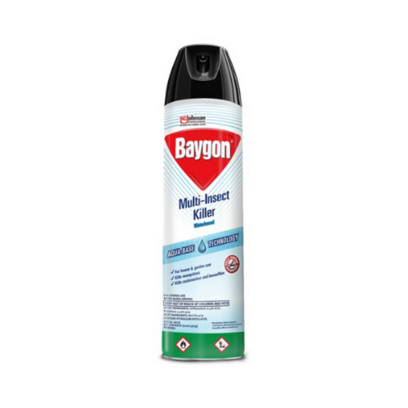 Baygon Multi Insect Killer Aerosol Water Based 600ml