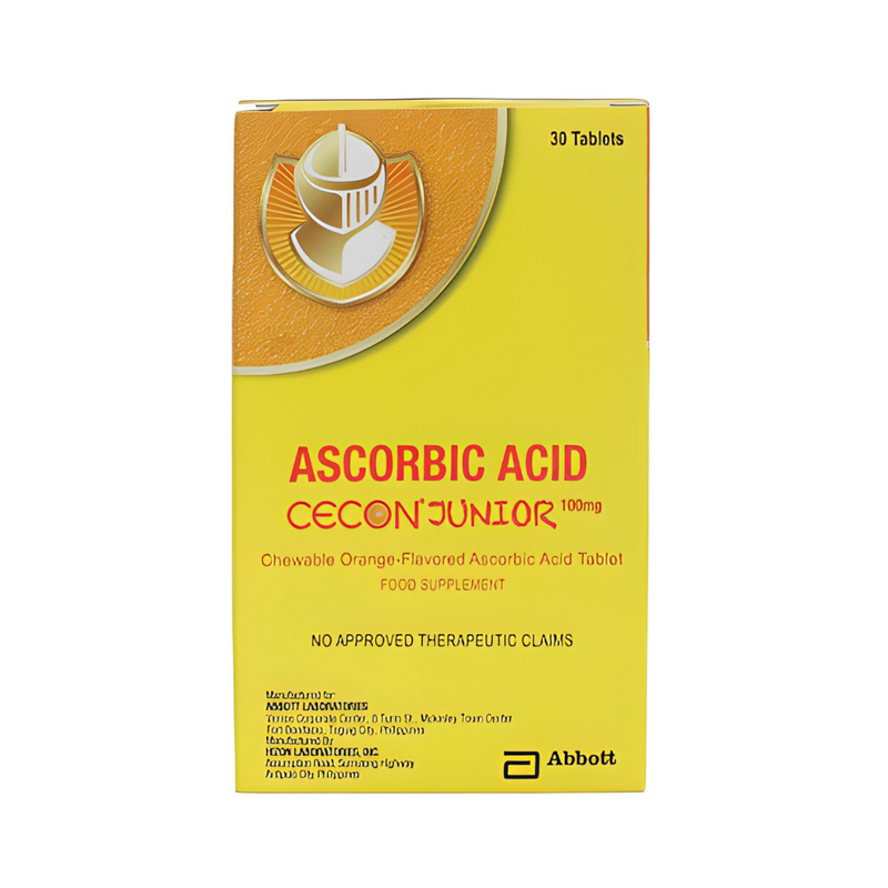 Cecon Junior Ascorbic Acid 100mg Chewatab Tablet By 4's