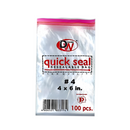 Donewell Quick Seal Resealable 4" x 6" 100's