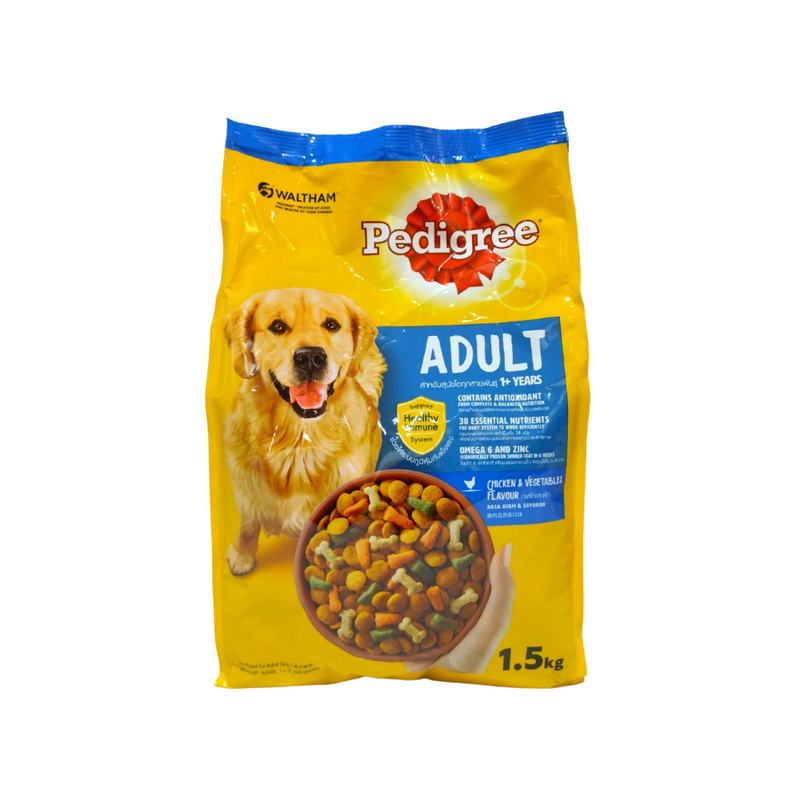 Pedigree Dry Dog Food Chicken And Vegetable 1.5kg