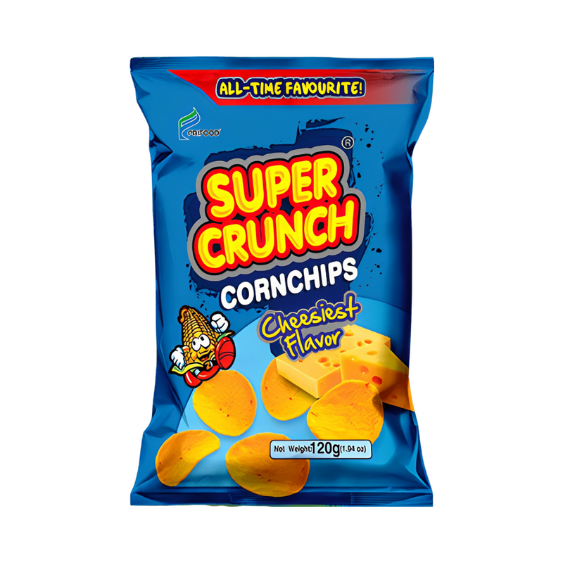 Super Crunch Corn Chips Cheesiest Flavor 120g
