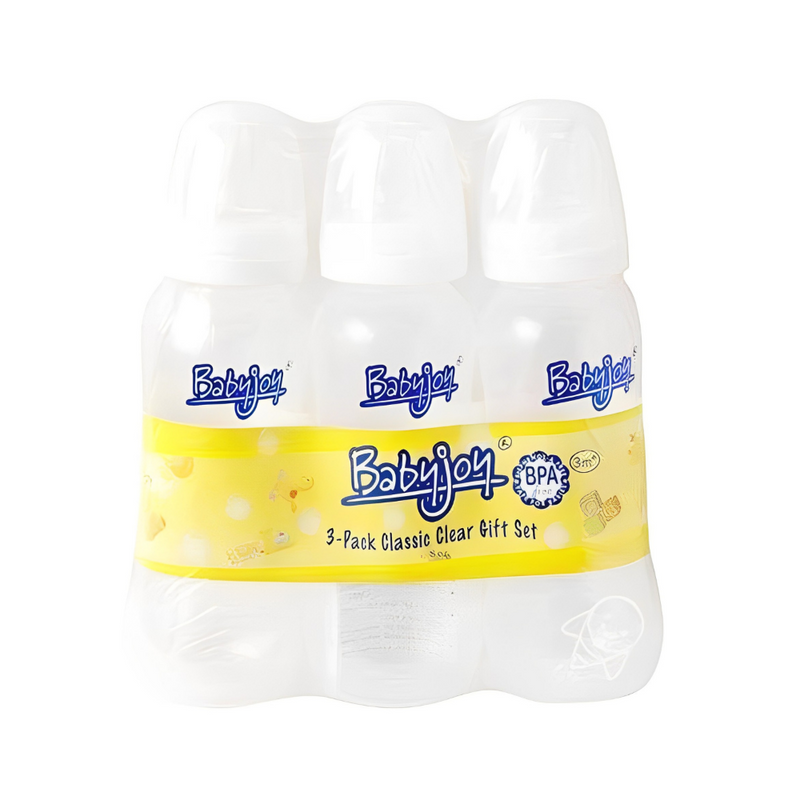 Babyjoy 3 Pack Classic Clear Gift Set 8oz