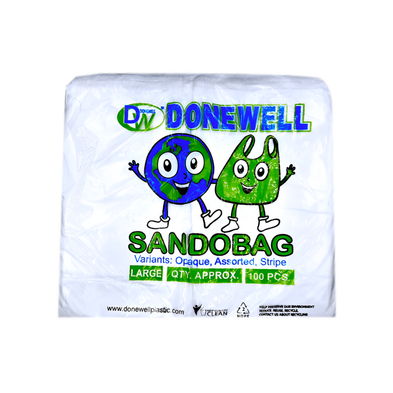 Donewell Sando Bag Large Opaque 100's