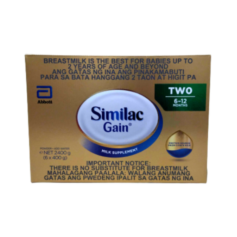 Similac Two Similac Gain Two BIB Milk Supplement 6-12 Months 2.4kg