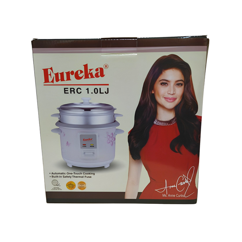 Eureka Rice Cooker With Steamer 1.0L