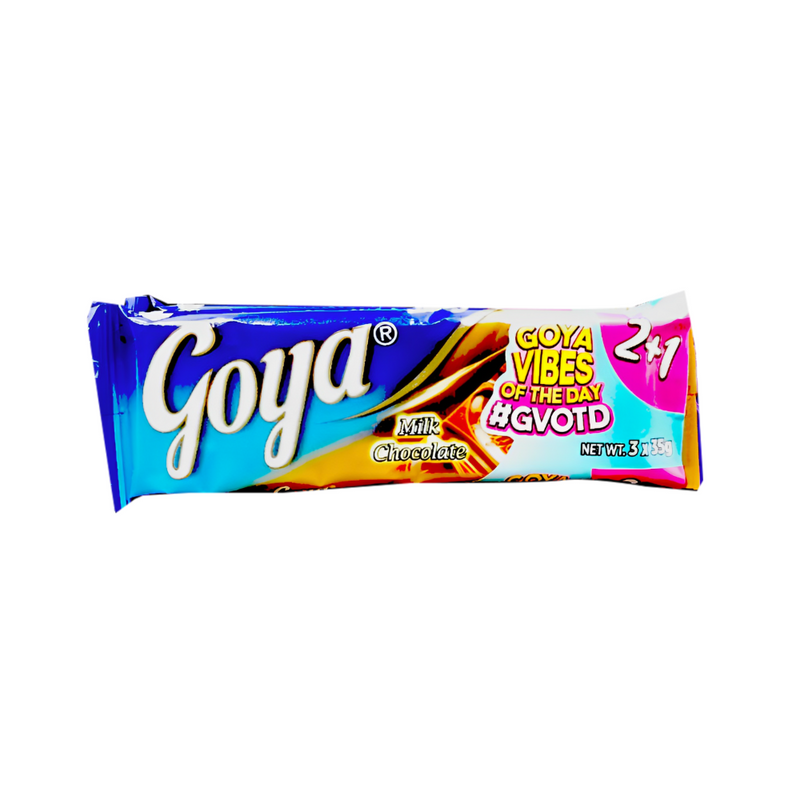 Goya Milk Chocolate Bar 35g 2 + 1's