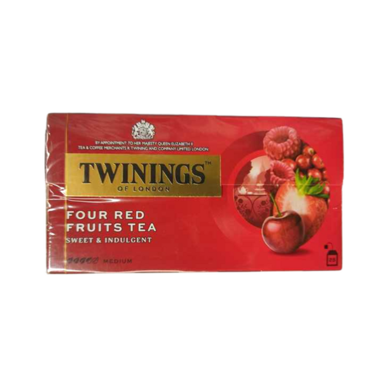 Twinings Flavored Black Tea Four Red Fruits 2g x 25 Tea Bags