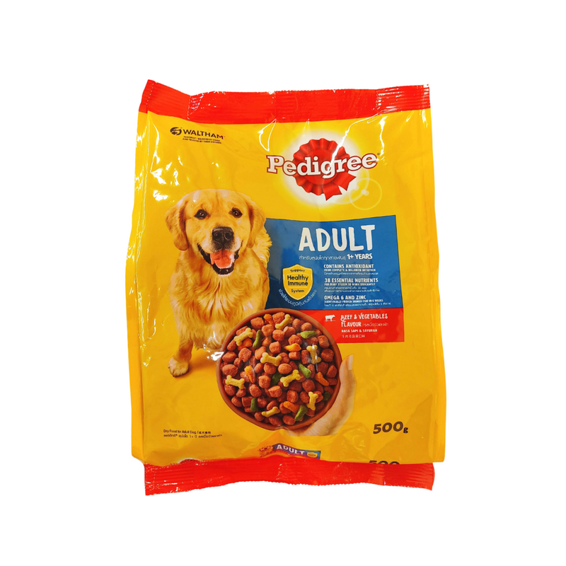 Pedigree Dry Dog Food Beef And Vegetable 500g