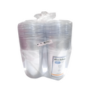 Elegant Plastic Cups With Flat Lid 22oz 20's
