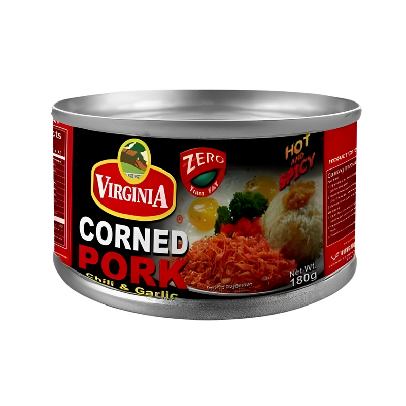 Virginia Corned Pork Chili And Garlic 180g