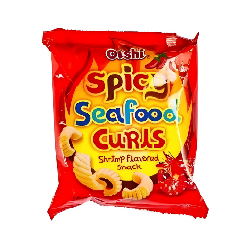 Oishi Seafood Curls Spicy 24g