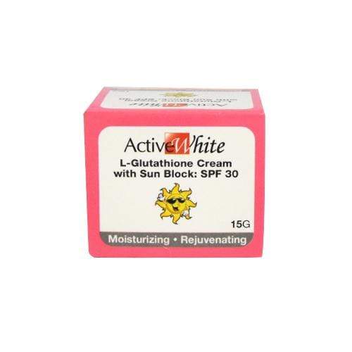 Active White L-Glutathione Cream With Sunblock Protection SPF 30