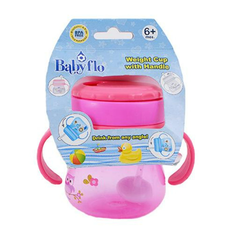 Babyflo Baby Care Babyflo Weight Cup with Handle Pink