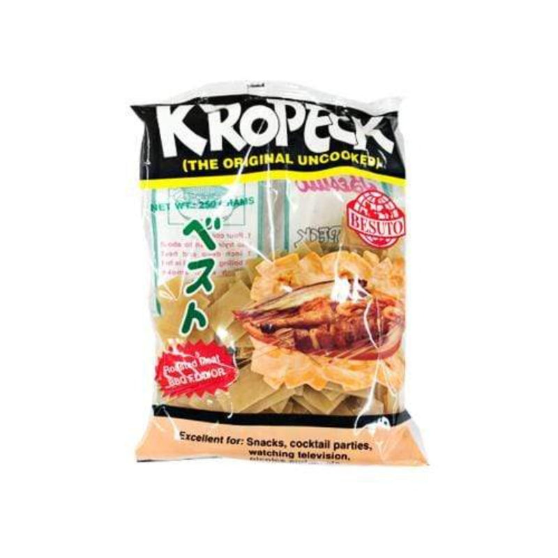 Besuto Snacks Besuto Kropeck  Roasted Meat  BBQ Flavor 250g