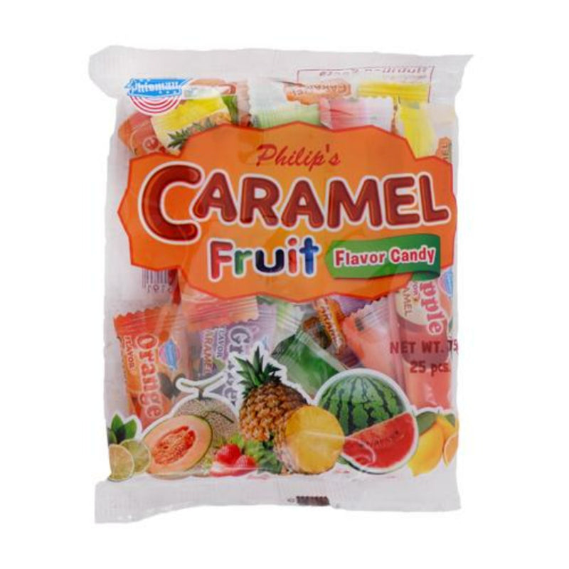 Caramel Candies Caramel Fruit Flavor Candy 25's