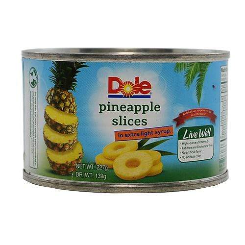 Dole Salads Dole Pineapple Sliced   227g