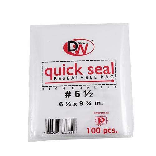 Donewell Party Needs Donewell Quick Seal Resealable 6 1/2 x 9 3/4 inches 100's