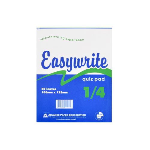 Easywrite School And Office Supplies Easywrite Quiz Pad 1/4 80 LVS