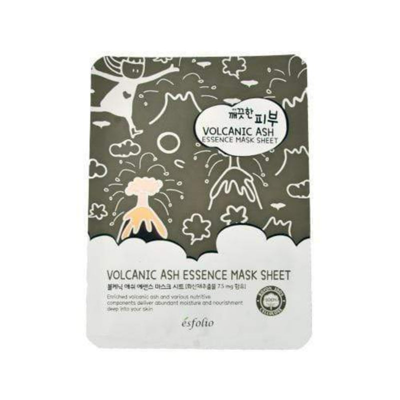 Esfolio Health and Beauty 25ml Esfolio Pure Skin Essence Mask Sheet:Volcanic Ash