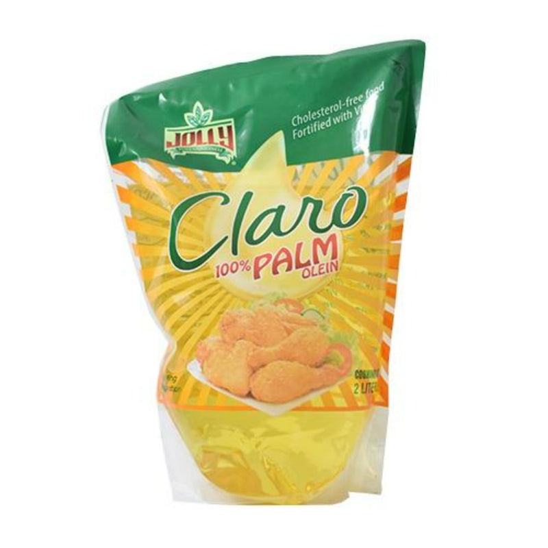 Jolly Commodities Jolly Claro Palm Oil 100% Pure Cholesterol Free Pouch 2L