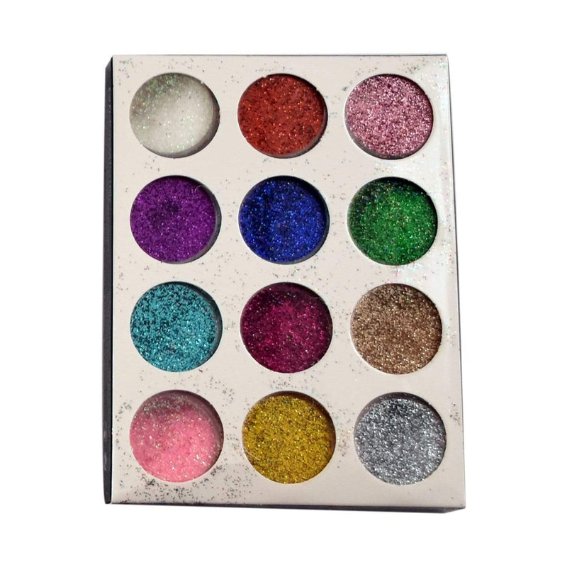 Kcc Health and Beauty Nail Art Glitters 12 Colors