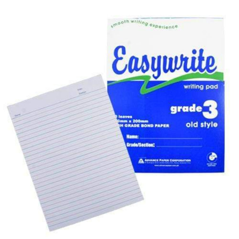 Kcc School And Office Supplies Easywrite Writing Pad Grade III 80LVS